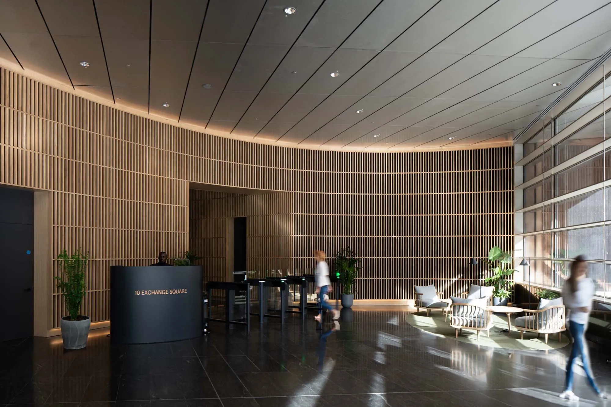 10 Exchange Square lobby